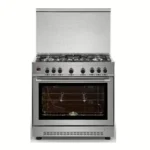 Kiriazi King Gas Cooker 5 Burners Stainless Steel 9605F