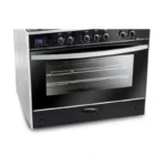 Unionaire I-Chef Smart Gas Cooker 5 Burners 80 cm Black C6080GSAC383IDSHS