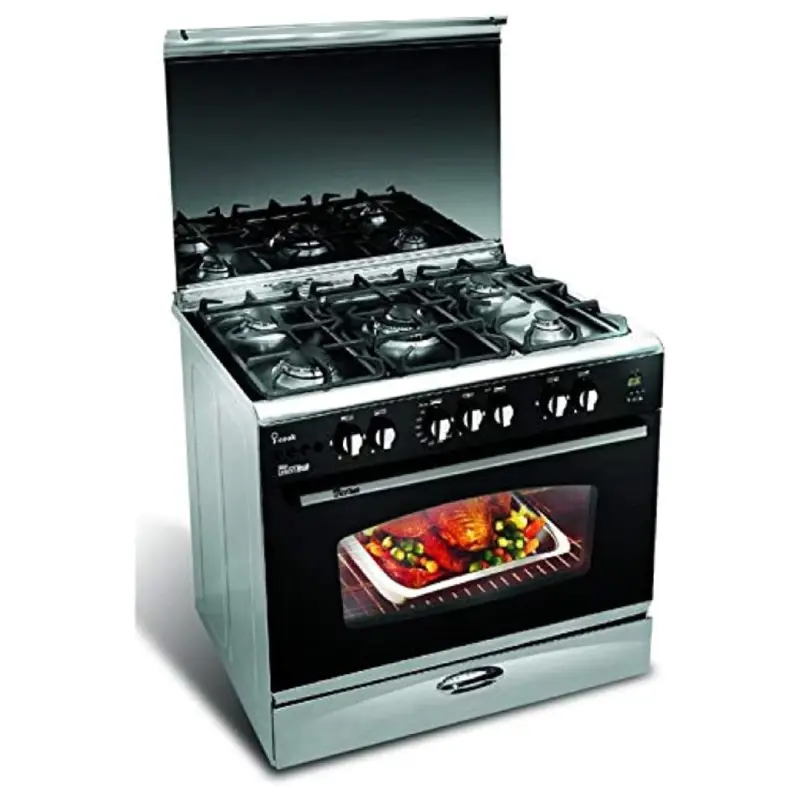 Unionaire ICook Cooker 5 Burners Gas Stainless Steel C6090SS-DC-511-IDSC