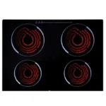 Unionaire I-Cook Built In Hob 4 Burners 60 Cm Electric Black BH5060C-F