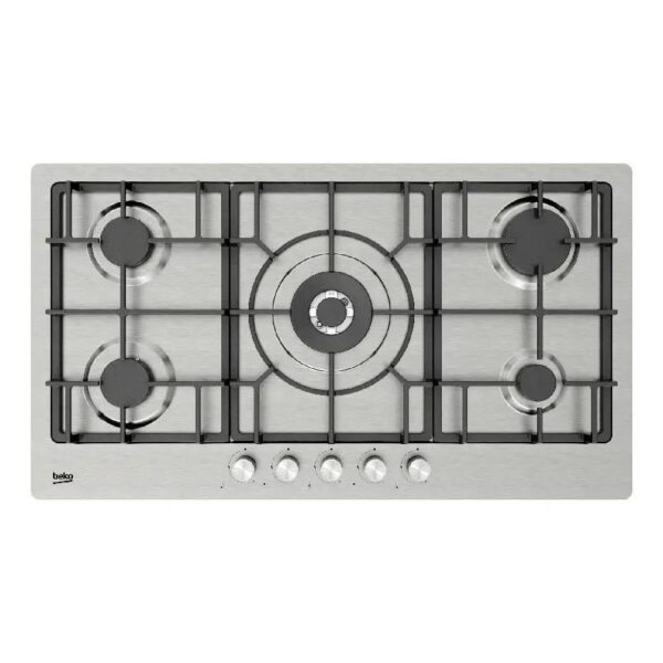 Beko Built In Hob 5 Gas Burners Stainless Steel HIMW95226SXEL