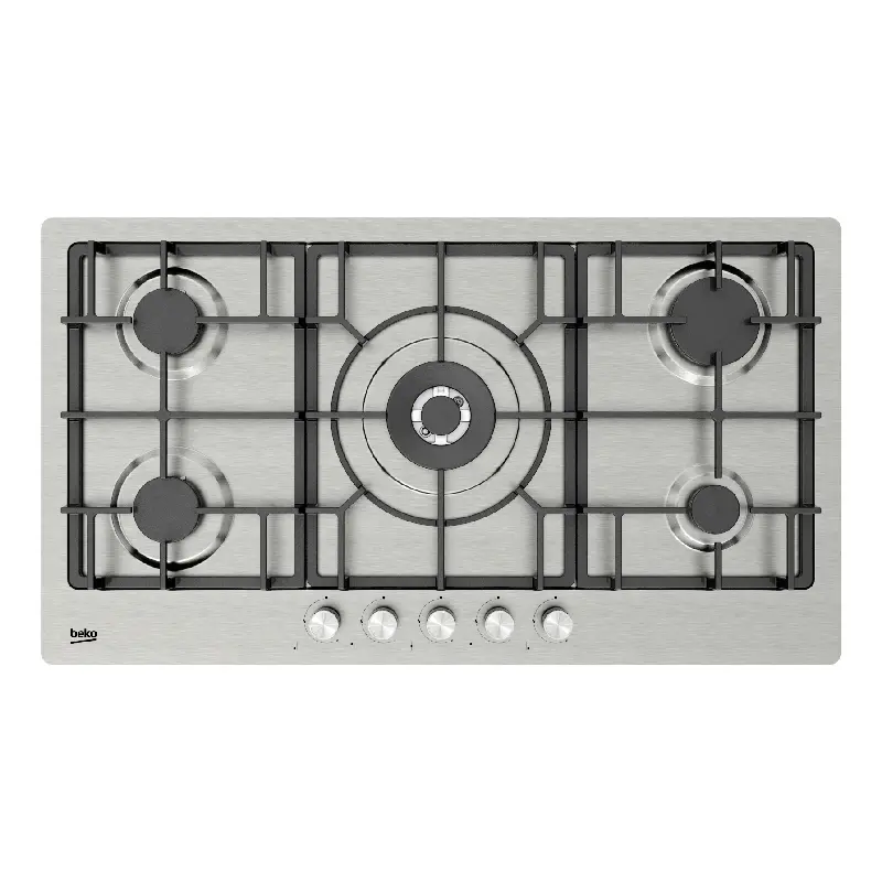 Beko Built In Hob 5 Gas Burners Stainless Steel HIMW 95226 SXEL