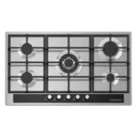 Tornado Built In Gas Hob 5 Burners Stainless Steel GHV-M90CSU-BK