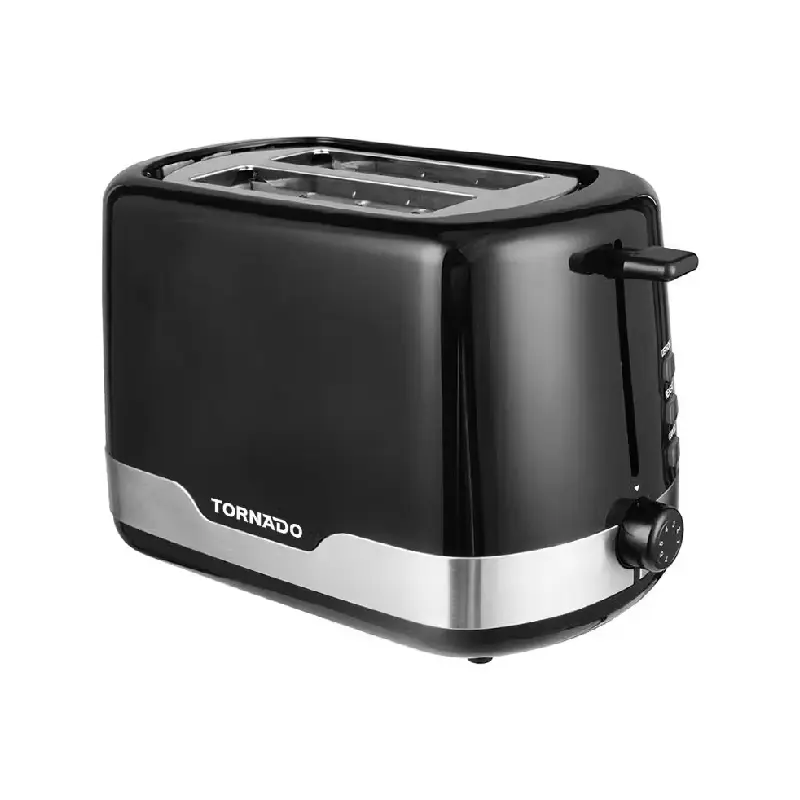 Tornado Toaster 2 Slices Black 850 Watt TT-852-B