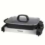 Tornado Electric Grill Black x Stainless 1500 Watt TCS-1500