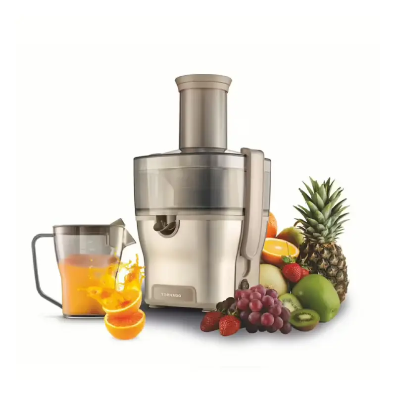 Tornado Fruit Juicer 1500 Watt Stainless Steel Champagne TJ-1500S