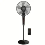 Tornado EFS-360/90R Stand Fan with 5 Black Blades 16 Inch