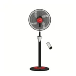 Tornado EFS-95SR Stand Fan with 4 Black Blades 18 Inch