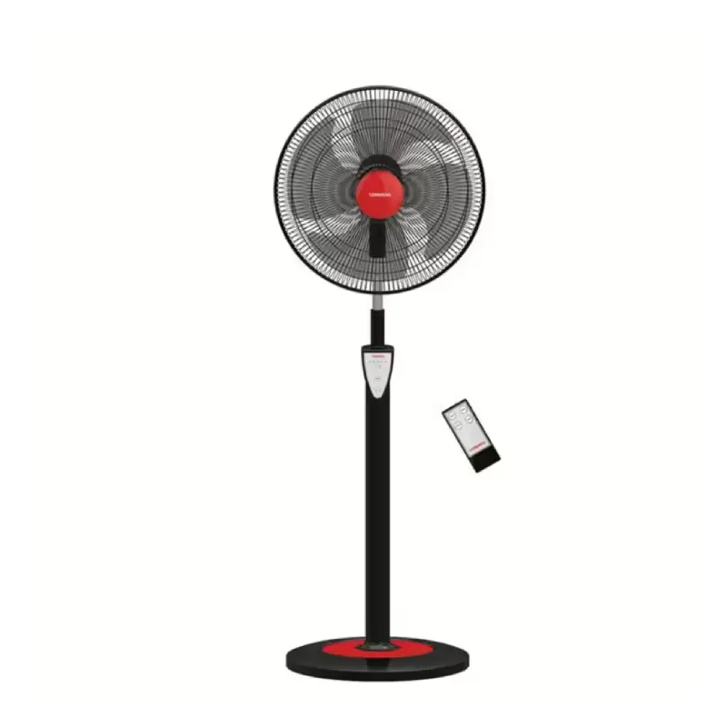 Tornado EFS-95SR Stand Fan with 4 Black Blades 18 Inch