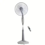 Tornado EFS-65 Stand Fan with 4 Blades Gray or Maroon 16 Inch