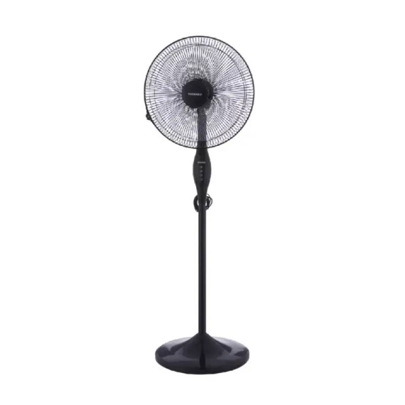 Tornado Fan 16 Inch Stand with 4 Blades and 3 Speeds Black TSF-16W