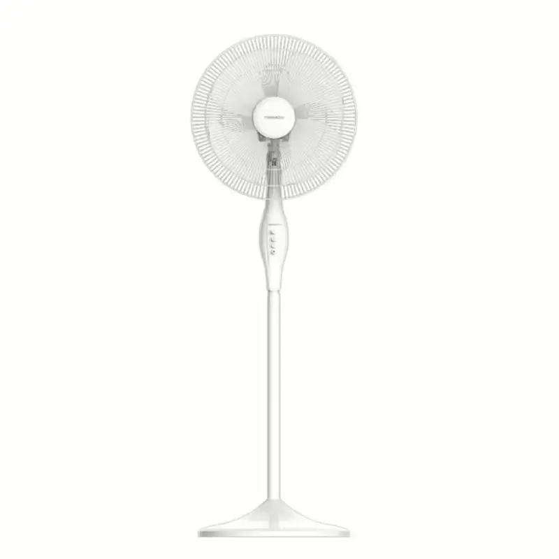 TORNADO Stand Fan with 4 Blades 3 Speeds White 16 Inch TSF-16WW