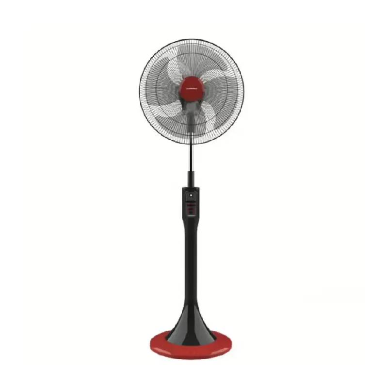 Tornado TSF-18MB Stand Fan with 4 Blades Black x Red 18 Inch