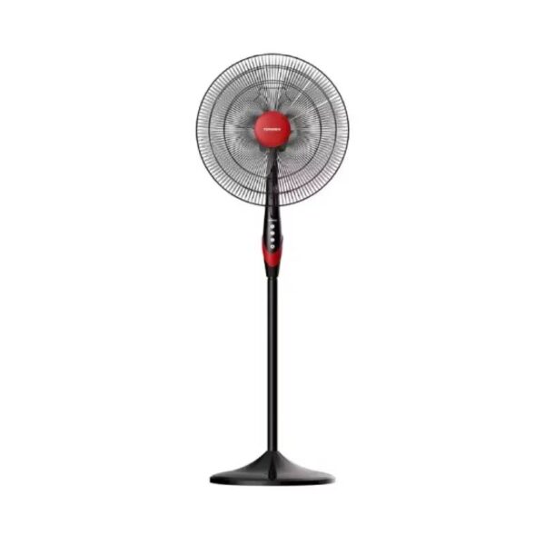 Tornado Stand Fan 18 Inch 4 Blades Black × Red TSF-18XW