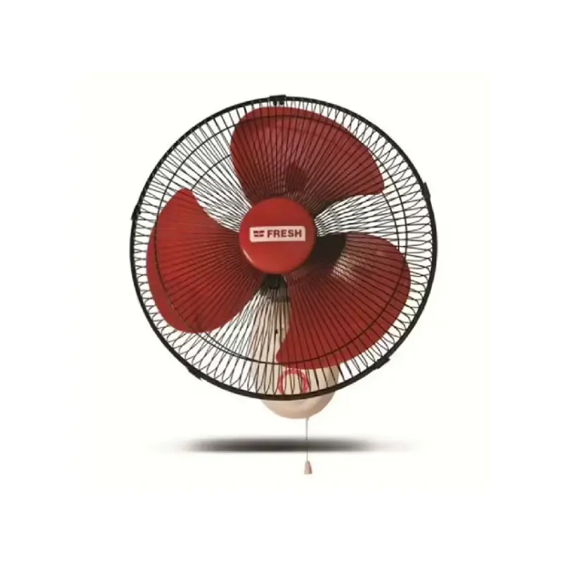 Fresh Wall Fan 16 Inches Brilliant Without Remote Control  Red