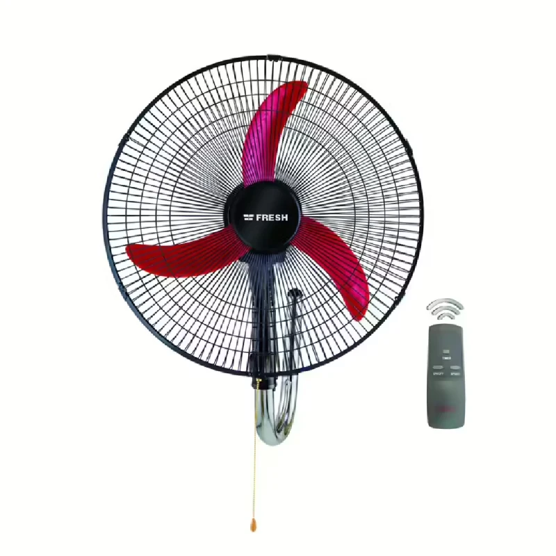 Fresh Shabah wall fan with remote control black 20 inch