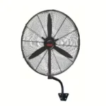 Fresh Wall Fan Without Remote Control - Black 30 inch