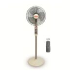 Fresh Smart Stand Fan 16 Inches With Remote Gray