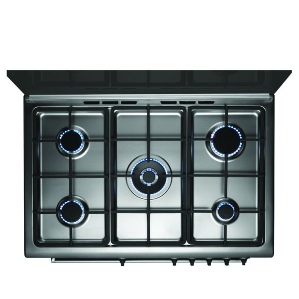 La Germania Gas Cooker 5 Burners Black 9M10G4A1X4AWW - Image 3