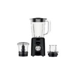 خلاط كهربائي تورنيدو 500 وات سعة 1.5 لتر بمطحنة كبة أسود BL-500T