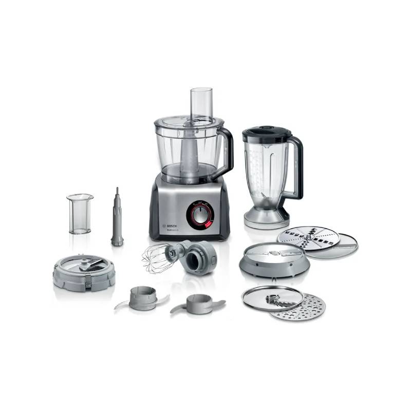 Bosch Kitchen Machine MultiTalent 8 1250 Watt 3.9 Liter Black × Silver MC812M865