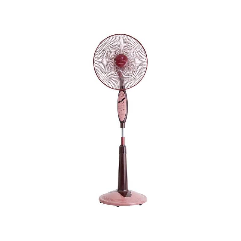 Tornado Stand Fan 16 Inch 4 Blades Remote Grey Or Maroon EFS-65