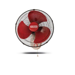 Fresh Wall Fan Brilliant 16 Inches Red
