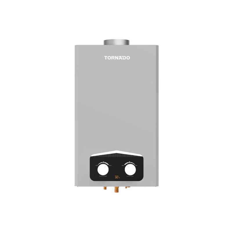 Tornado Gas Water Heater 10 L Natural Gas Silver GHM-C10BNE-S