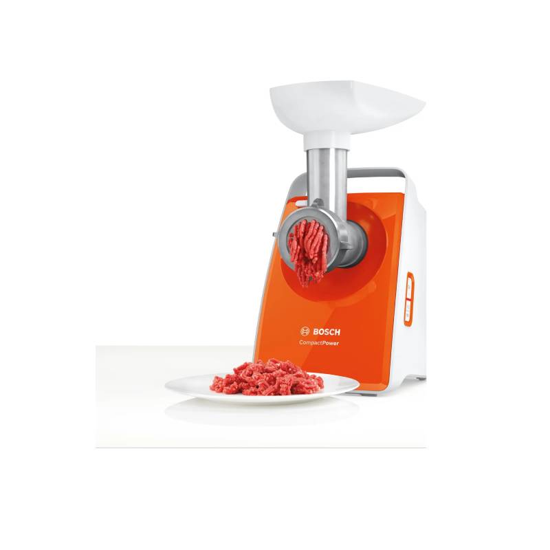 Bosch Meat Mincer CompactPower 1600 W - White & Soft Orange MFW3630I