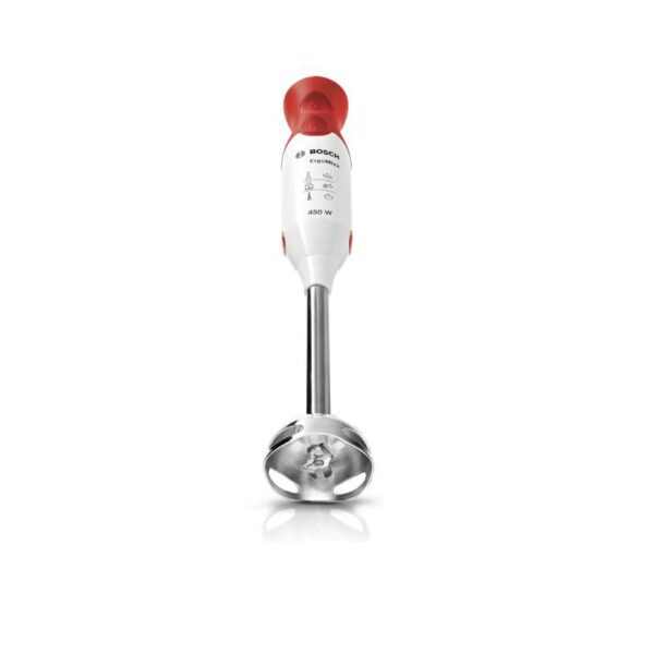 Bosch Hand Blender ErgoMixx 450 Watt White × Red MSM64110