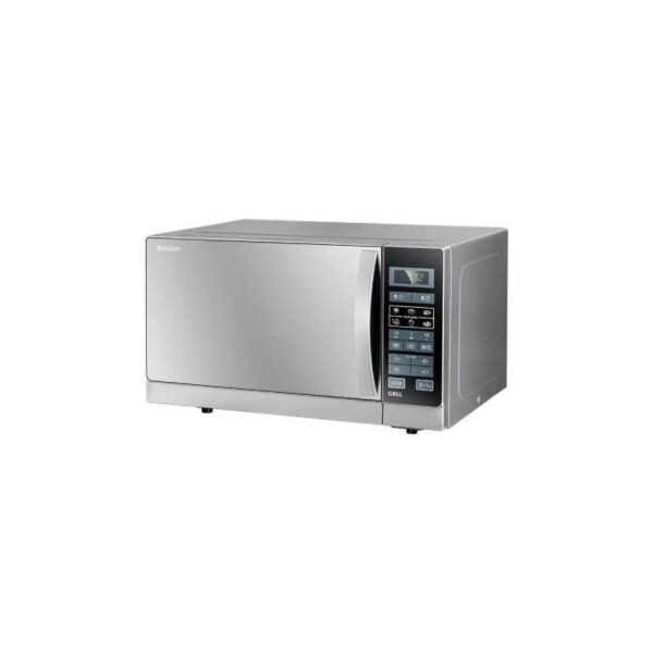 Sharp Microwave Grill 900 Watt 25 Liters 6 Menus Silver R-750MR(S)