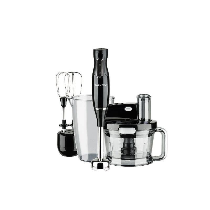 Tornado Hand Blender 1000 Watt Food Processor Whisk Black THB-1000MK