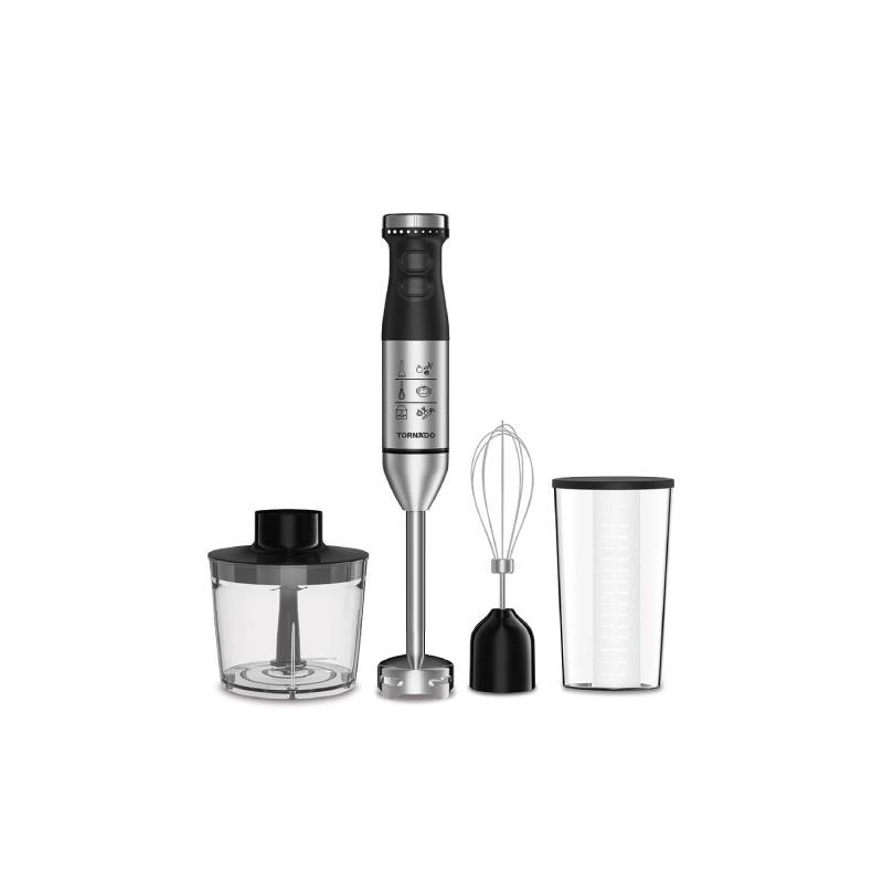 Tornado Hand Blender 600 Watt Chopper Whisk Black THB-600M