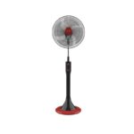 Tornado Stand Fan 18 Inch 4 Blades Black x Red TSF-18MB