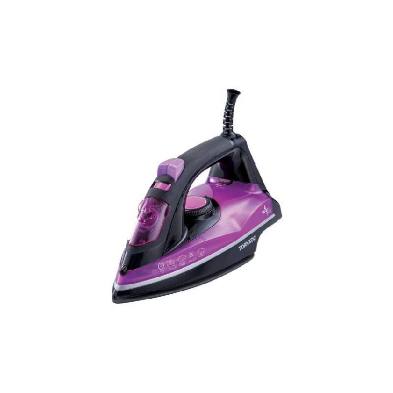Tornado Steam Iron 2100 Watt Ceramic Soleplate Purple TST-2100N