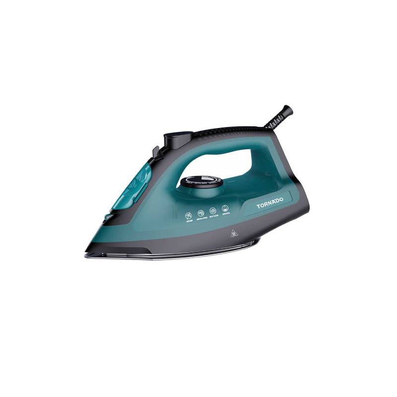 Tornado Steam Iron 2000 Watt Ceramic Soleplate Turquoise TST-SE2000
