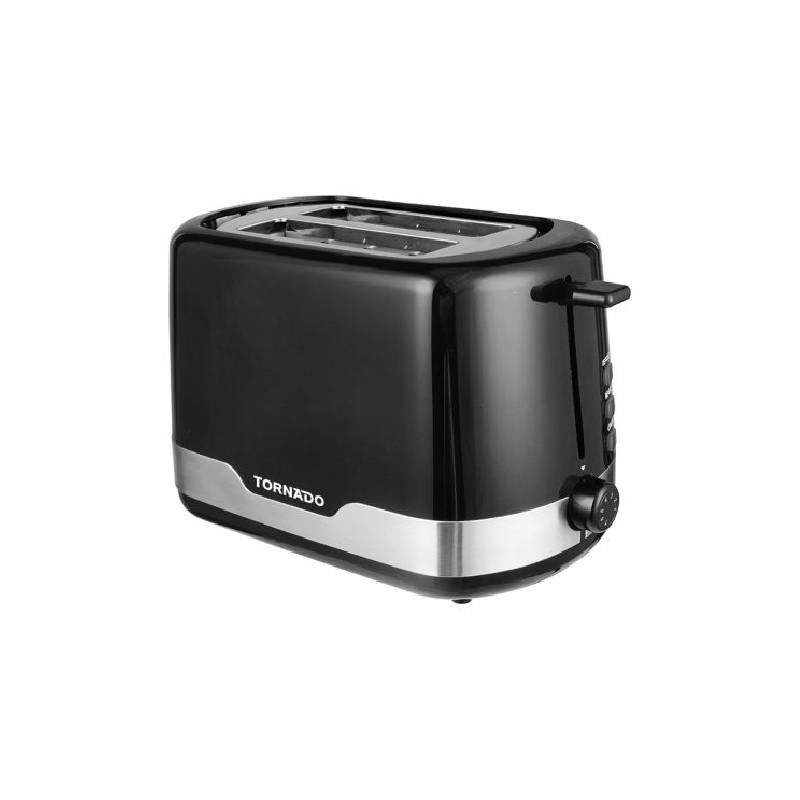 Tornado Toaster 2 Slices 850 Watt Black TT-852-B