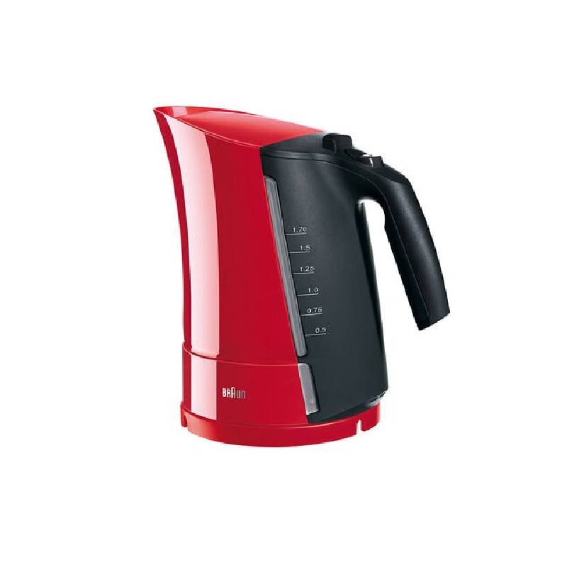 Braun Kettle Multiquick 3 1.7 Liter 2200 Watt Red WK300