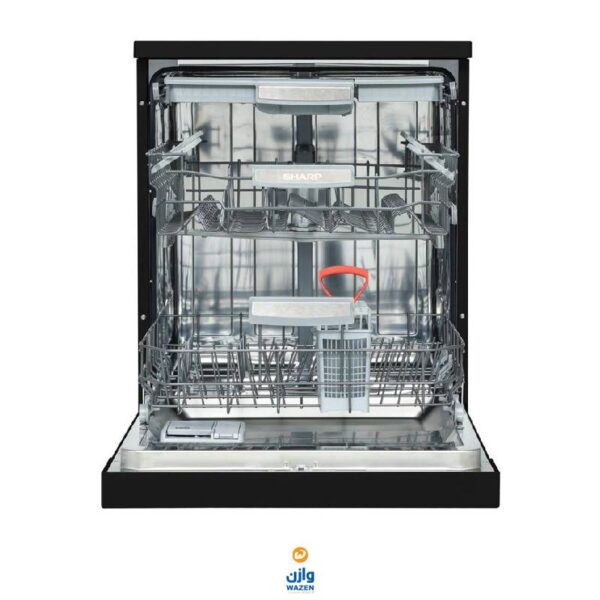 Sharp Dishwasher Digital 15 Place Settings Black QW-V815-BK2 - Image 2
