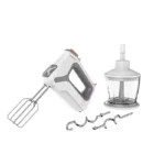 Tornado Hand Mixer 400 Watt 5 Speeds White Chopper THM-400SS