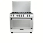 Fresh Plaza Gas Cooker 5 Burners Cast Automatic Light Silver 0885