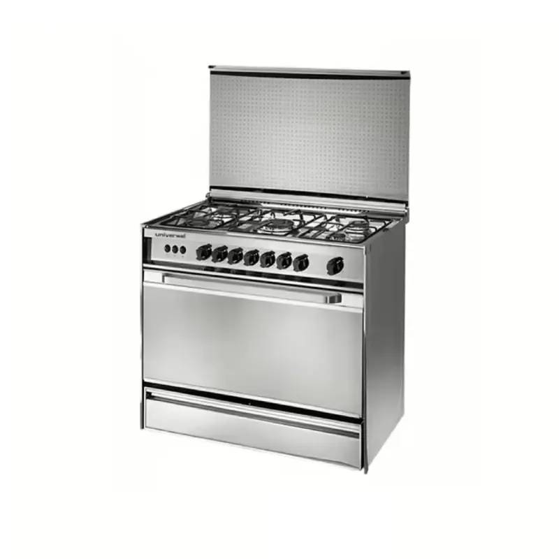 Universal Classico Gas Cooker 5 Burners Stainless Steel Fan 8905