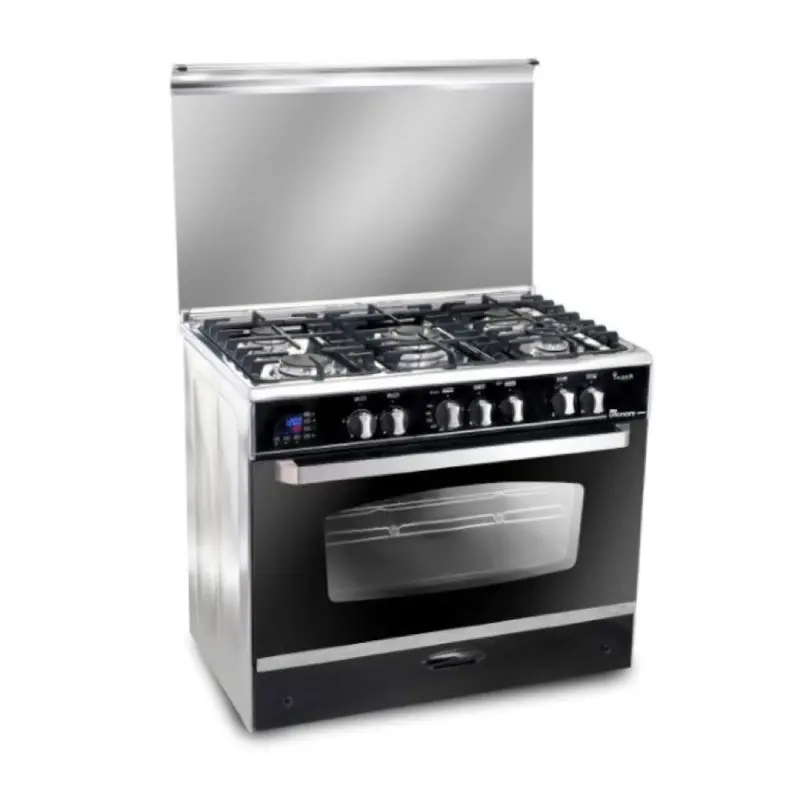 Unionaire ICook Gas Cooker 5 Burners 90 Cm Smart Stainless Steel C6090SS-DC-511-IDSC-S