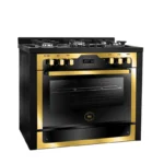 Unionaire IChef Gas Cooker 5 Burners 90 Cm Edition Black × Gold C6090GB1GC383IDSPSPC