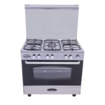 Unionaire Gas Cooker 5 Burners Phantom Stainless Steel C6090SS-P2C-447-SF-FS-S1