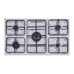 Unionaire Gas Cooker 5 Burners Phantom Stainless Steel C6090SS-P2C-447-SF-FS-S1