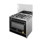 Unionaire ICook Gas Cooker 5 Burners Silver × Black C69SS-GC-511-ICSH-AL