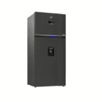 Beko No Frost Digital Top Mount Freezer Refrigerator 630 Liters Dark Stainless Steel With Water Dispenser RDNE650E60ZXR