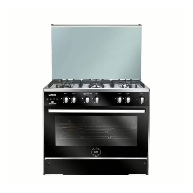 Unionaire Gas Cooker 5 Burners Max12 C69SS-GC-447-ISOF-M12-2W-AL