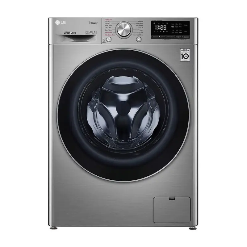 LG Vivace Washing Machine 9 Kg Front Load Automatic Silver F4R5VYG2T